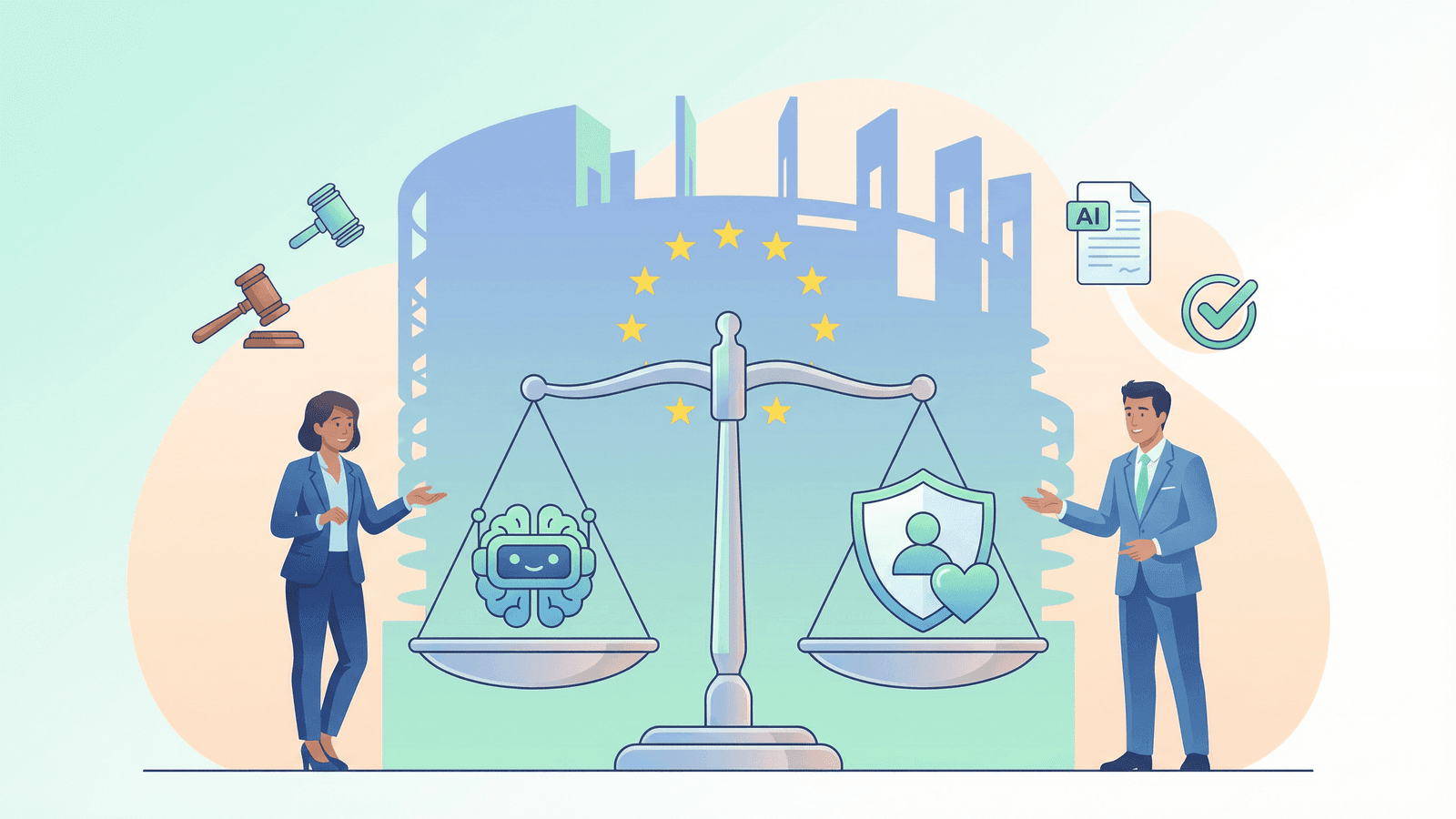 EU AI Act und Chatbots – Waage zwischen KI und Menschenrechten vor EU-Parlament