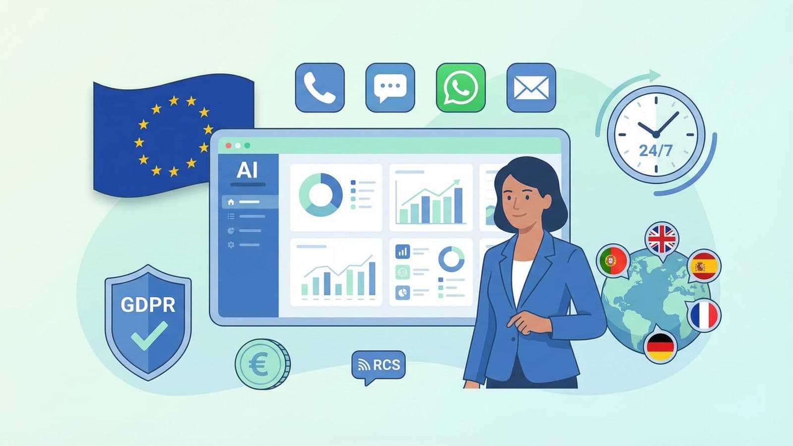 Chatbyte als europaeische Multichannel-Loesung