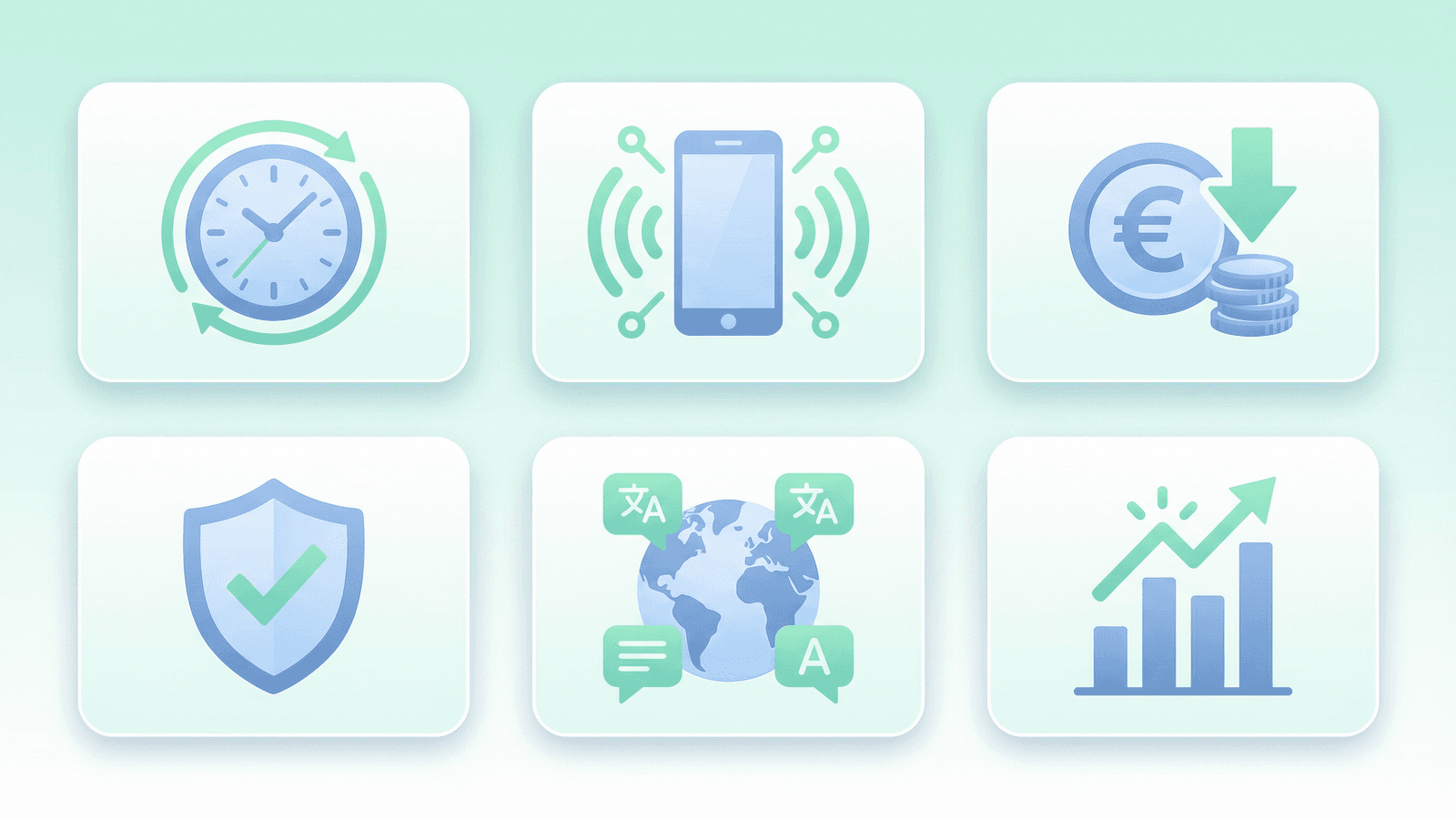 Vorteile eines KI-Telefonassistenten -- 24/7 Verfuegbarkeit, Skalierbarkeit, Kostensenkung